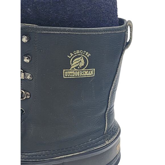 LaCrosse Outdoorsman Insulated Rubber Hunt Boots 7 USA Steel Shank Duck Winter - Picture 6 of 13